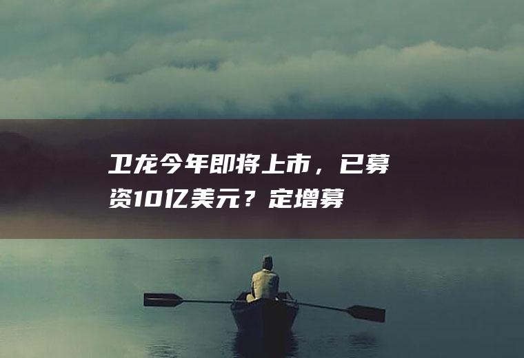 卫龙今年即将上市，已募资10亿美元？(定增募资是利好吗)