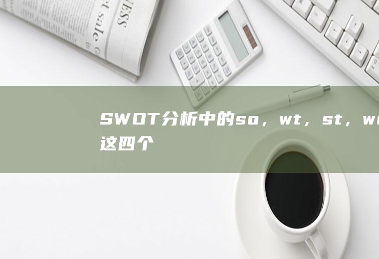 SWOT分析中的so，wt，st，wo这四个是啥意思？(swot分析sowo是什么)