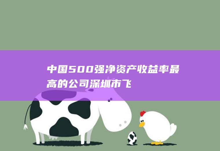 中国500强净资产收益率最高的公司：深圳市飞马国际38.82%夺冠(净资产收益率合理范围)