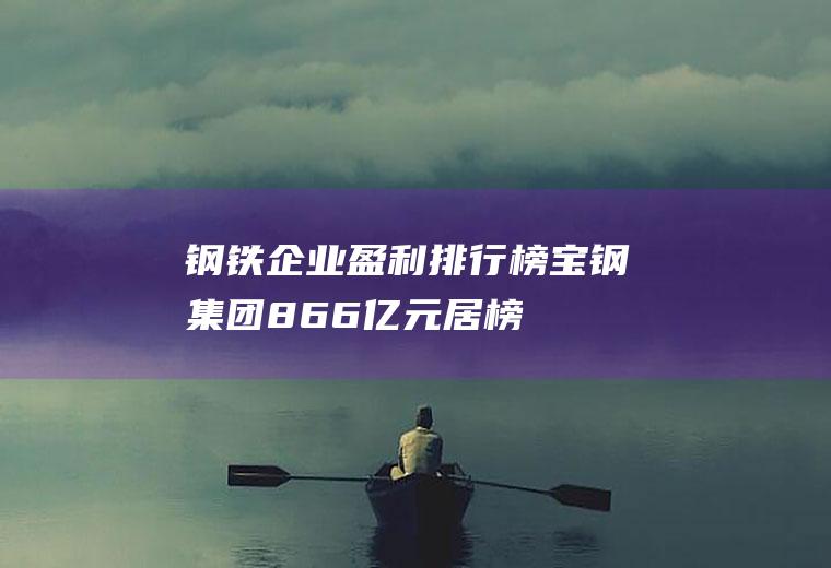 钢铁企业盈利排行榜：宝钢集团86.6亿元居榜首(宝钢成为世界第一钢铁)