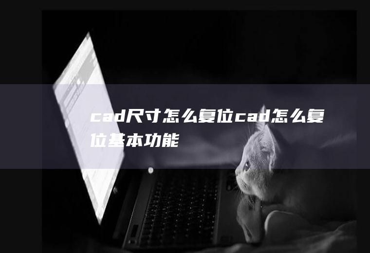 cad尺寸怎么复位cad怎么复位基本功能