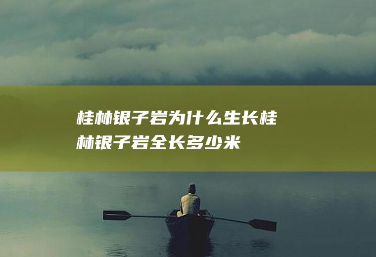 桂林银子岩为什么生长桂林银子岩全长多少米