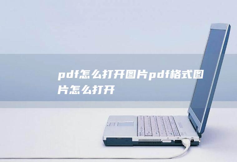 pdf怎么打开图片pdf格式图片怎么打开