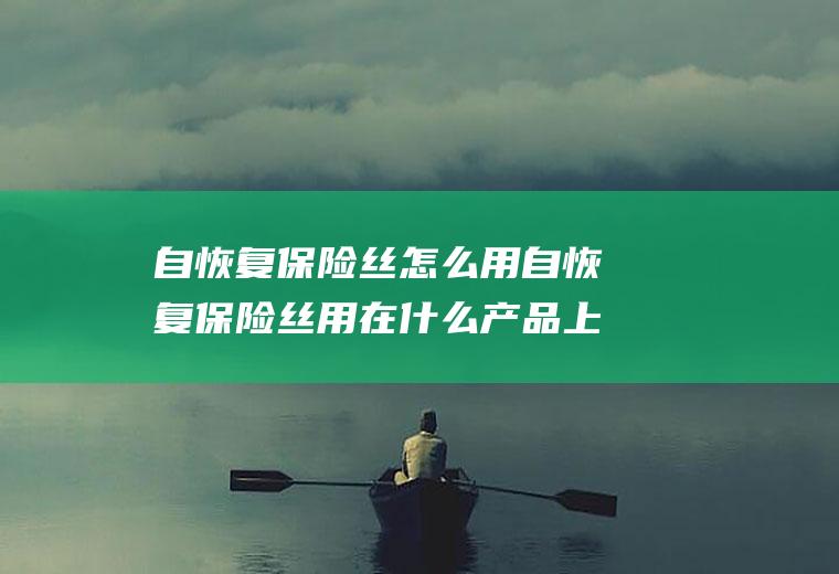 自恢复保险丝怎么用自恢复保险丝用在什么产品上