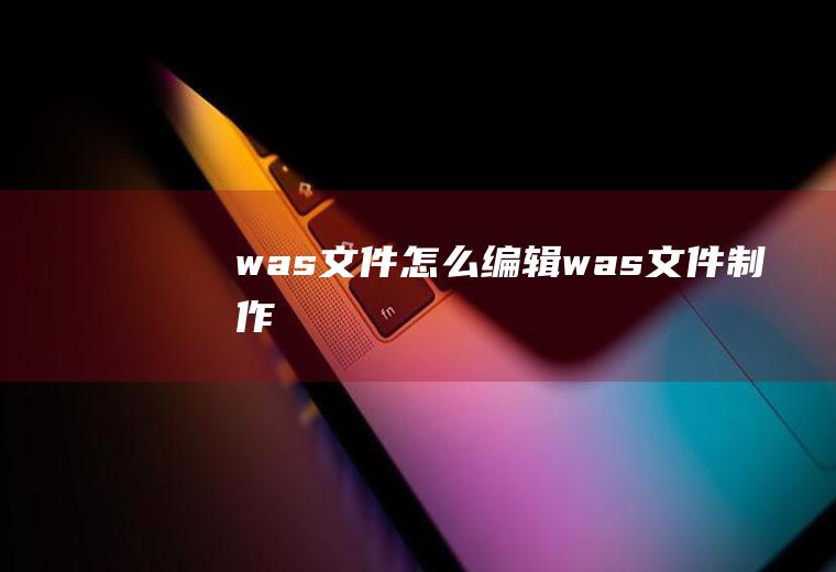 was文件怎么编辑was文件制作