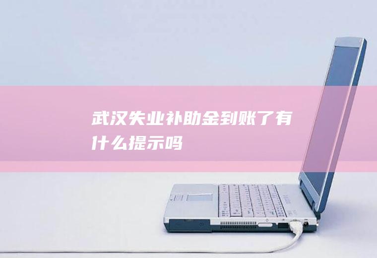 武汉失业补助金到账了有什么提示吗