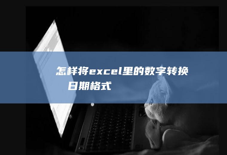 怎样将excel里的数字转换成日期格式