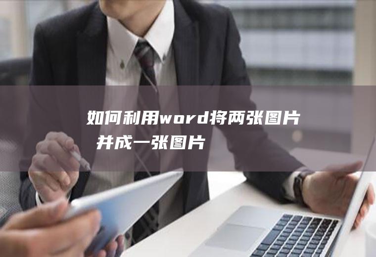 如何利用word将两张图片合并成一张图片