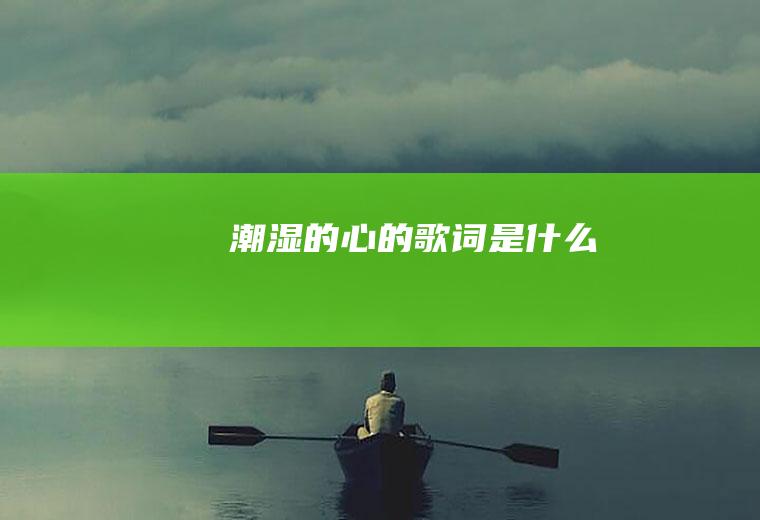 《潮湿的心》的歌词是什么