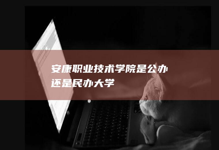 安康职业技术学院是公办还是民办大学