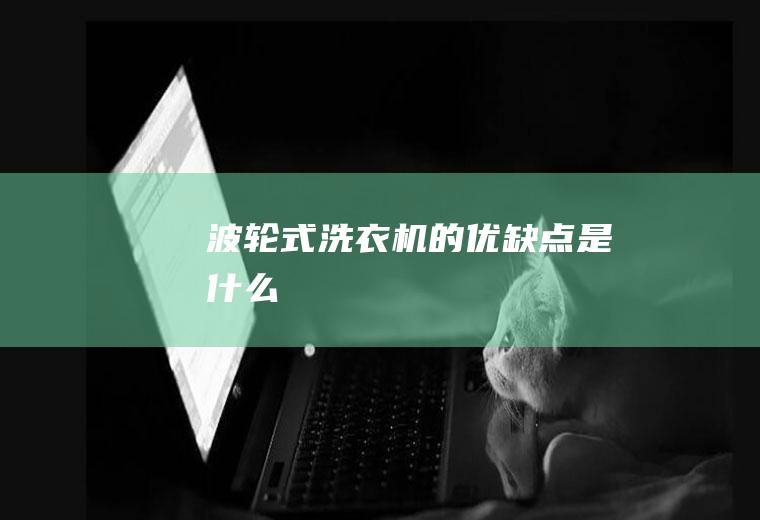 波轮式洗衣机的优缺点是什么