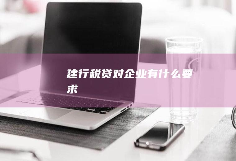 建行税贷对企业有什么要求