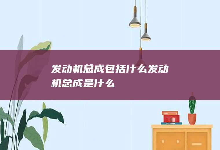 发动机总成包括什么(发动机总成是什么)