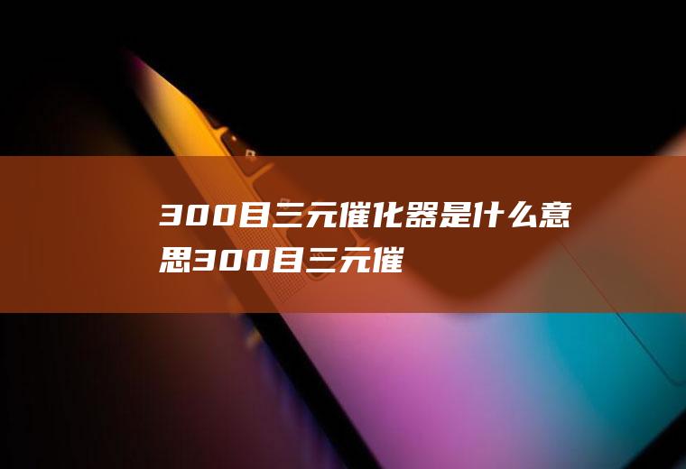 300目三元催化器是什么意思(300目三元催化器的核心是多孔)