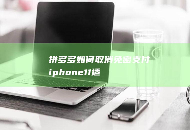 拼多多如何取消免密支付(iphone11,适用系统:ios13.7,拼多多5.30.)