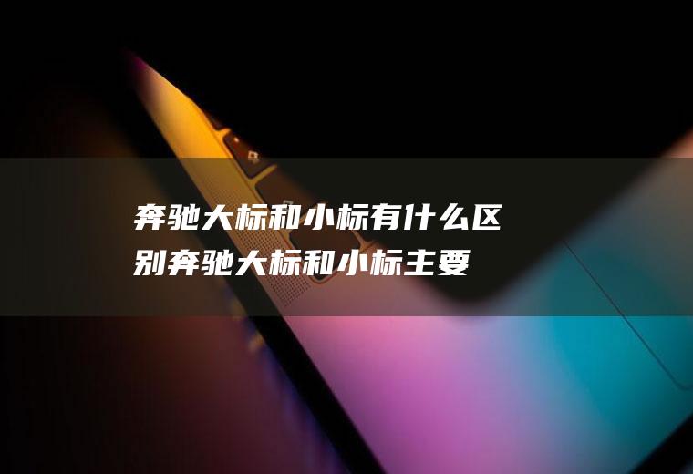 奔驰大标和小标有什么区别(奔驰大标和小标主要区别就是代表普通版本和运动版本的区别)