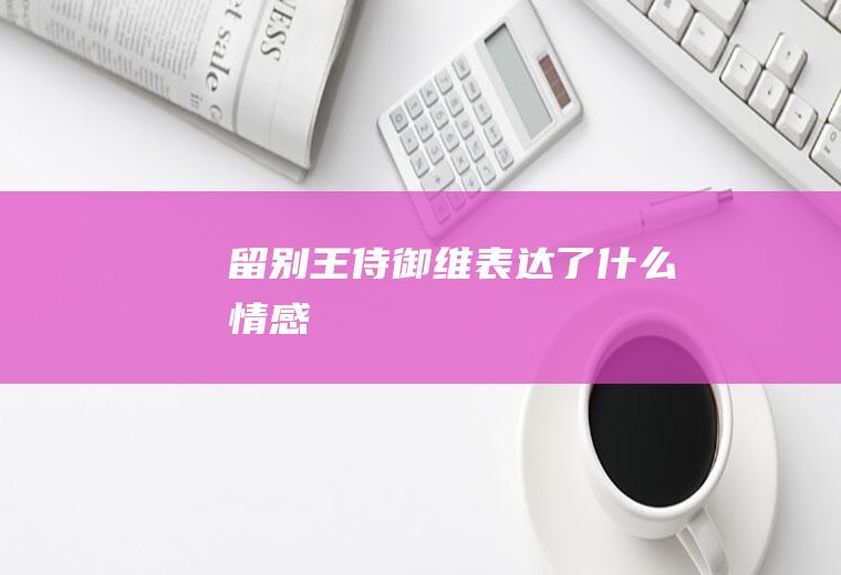 《留别王侍御维》表达了什么情感