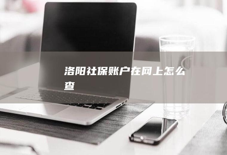 洛阳社保账户在网上怎么查