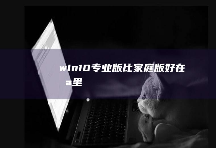 win10专业版比家庭版好在哪里