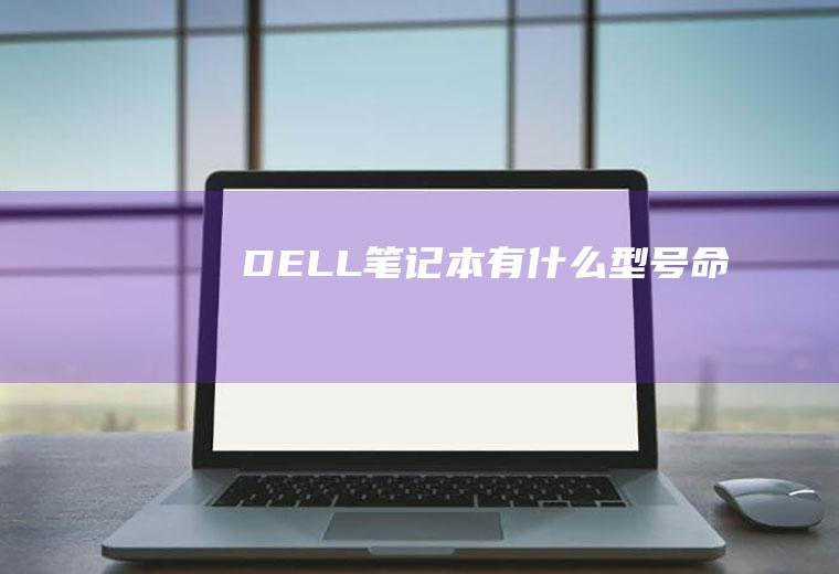 DELL笔记本有什么型号命名