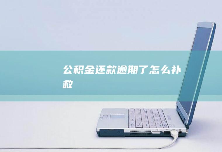 公积金还款逾期了怎么补救