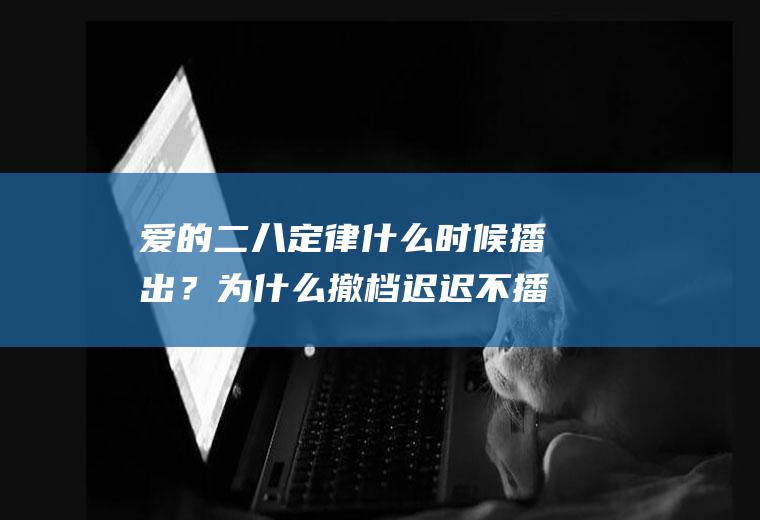 爱的二八定律什么时候播出？为什么撤档迟迟不播原因引