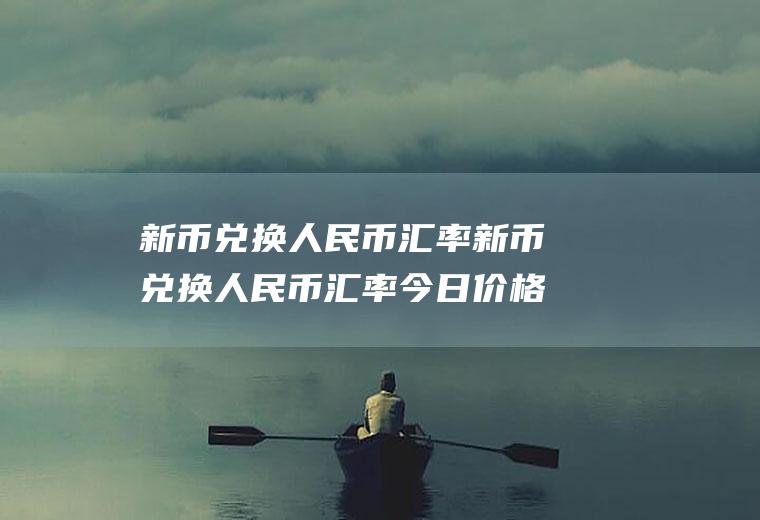 新币兑换人民币汇率新币兑换人民币汇率今日价格