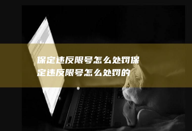 保定违反限号怎么处罚保定违反限号怎么处罚的