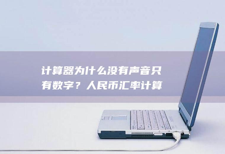 计算器为什么没有声音只有数字？人民币汇率计算器