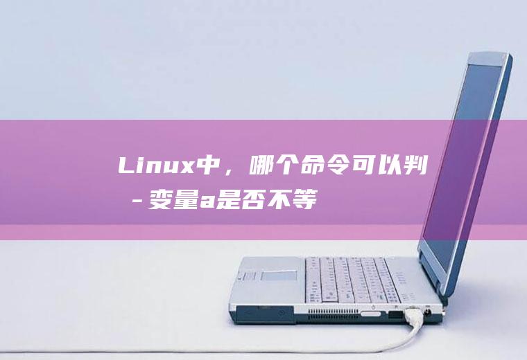 Linux中，哪个命令可以判断变量a是否不等于变量b