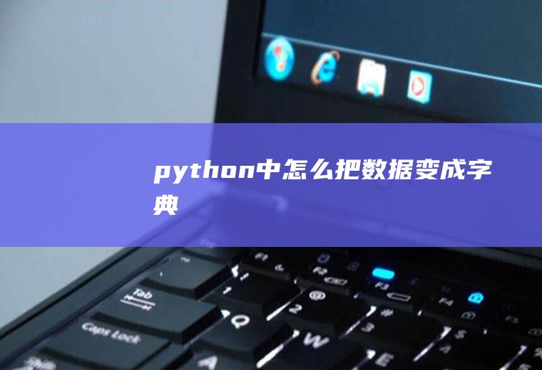 python中怎么把数据变成字典