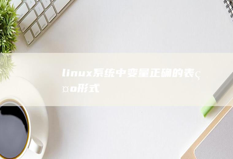 linux系统中变量正确的表示形式